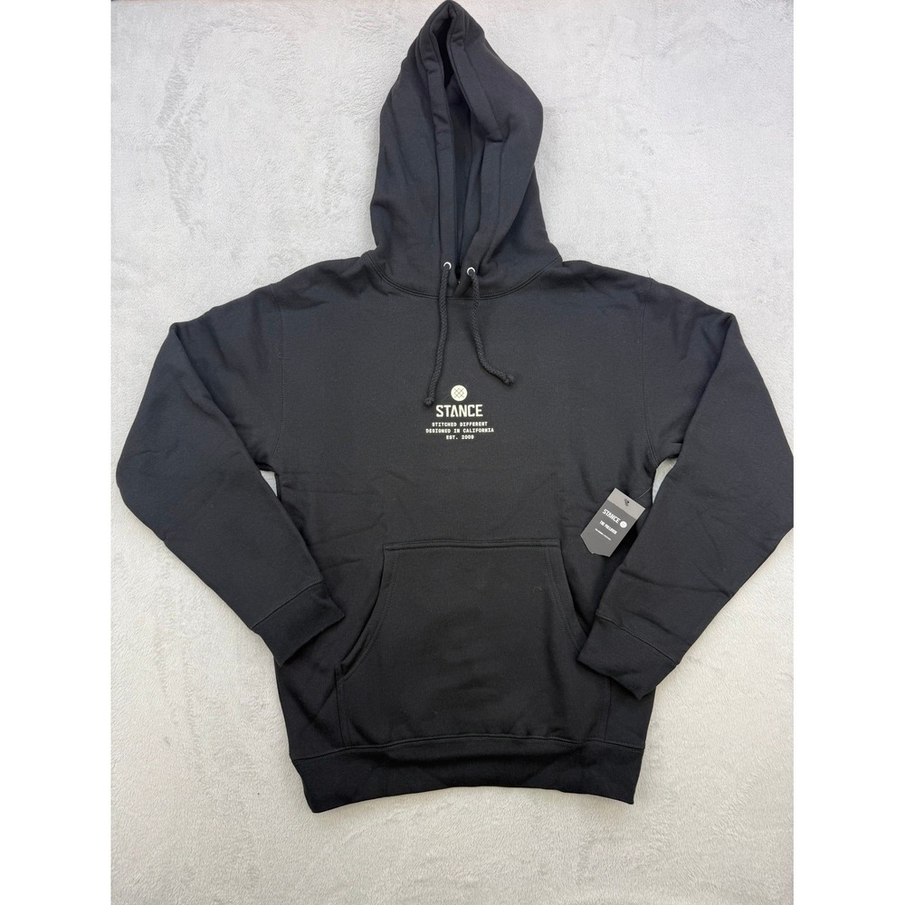 Stance Hoodie‎ Unisex Medium Pullover Black Heavyweight Streetwear Leisurewear
